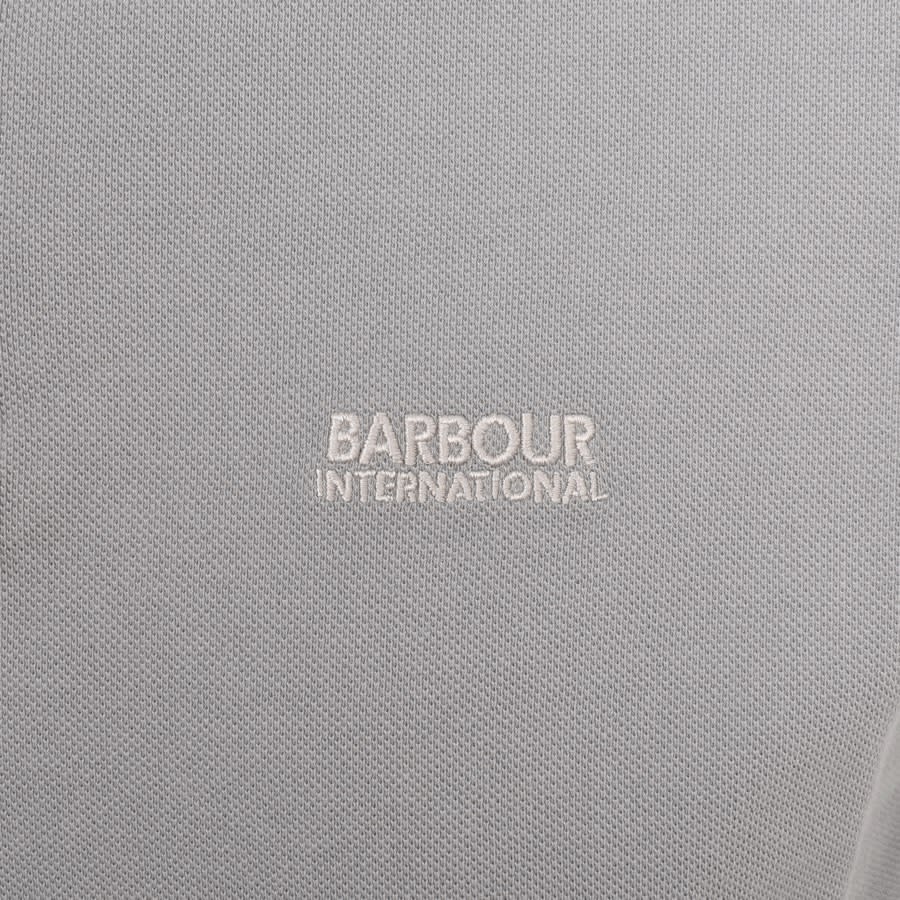 Image number 3 for Barbour International Howell Polo T Shirt Grey