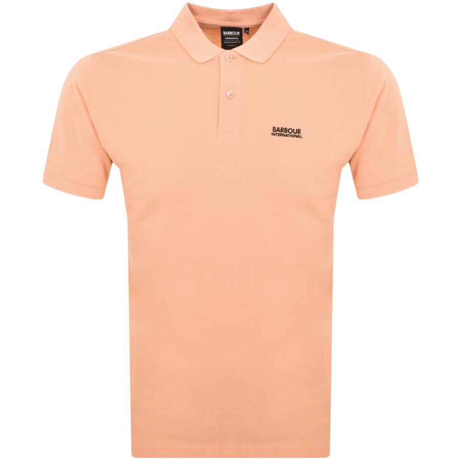 Image number 1 for Barbour International Tourer Polo T Shirt Orange