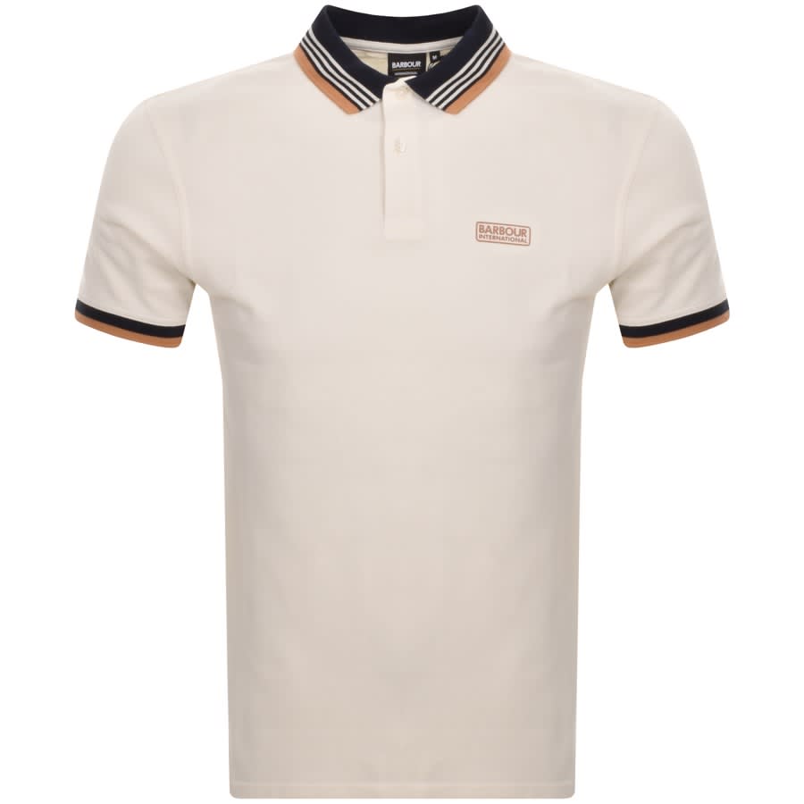 Image number 1 for Barbour International Francis Polo T Shirt Cream