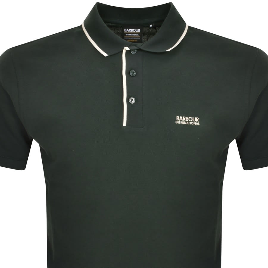 Image number 2 for Barbour International Moor Polo T Shirt Green