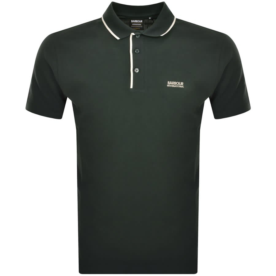 Image number 1 for Barbour International Moor Polo T Shirt Green