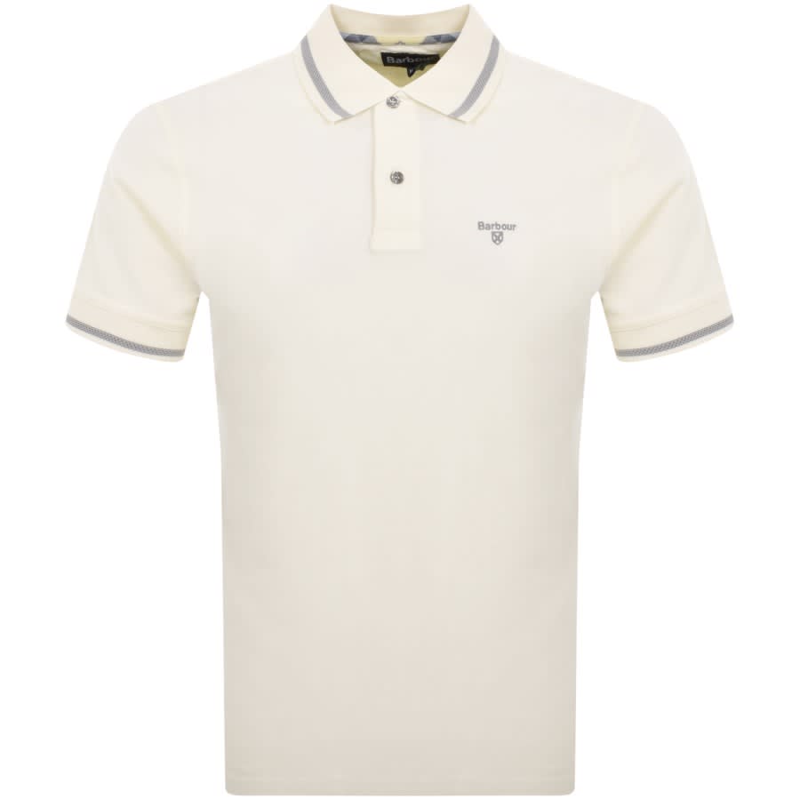 Image number 1 for Barbour Newbridge Polo T Shirt Cream