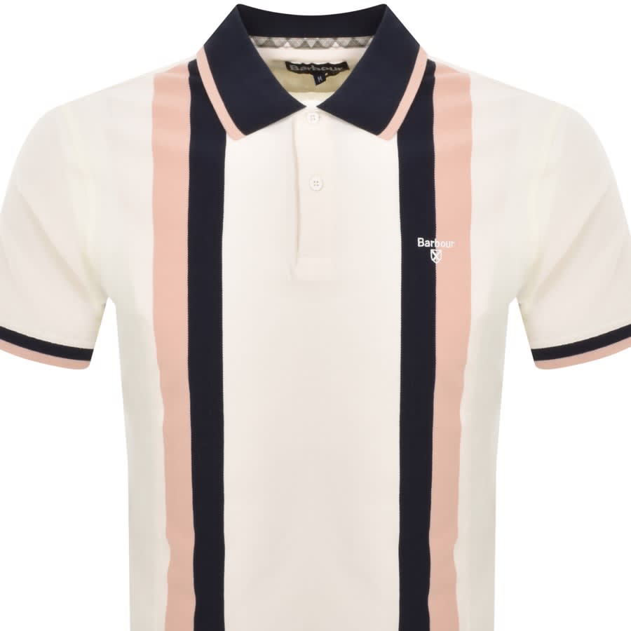 Image number 2 for Barbour Howdon Polo T Shirt Cream