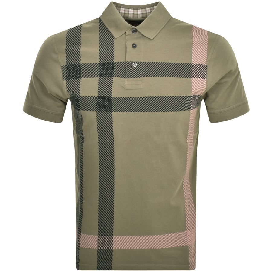 Image number 1 for Barbour Blaine Polo T Shirt Green