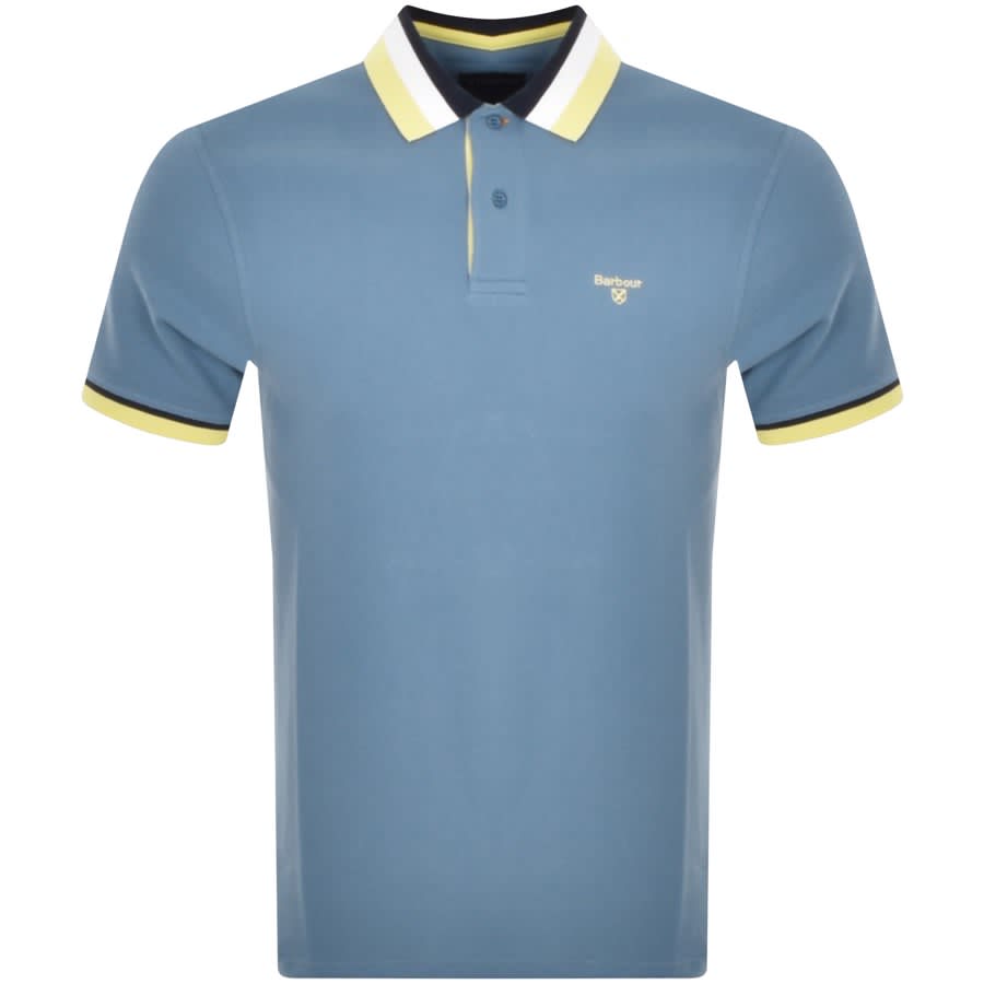 Image number 1 for Barbour Finkle Polo T Shirt Blue