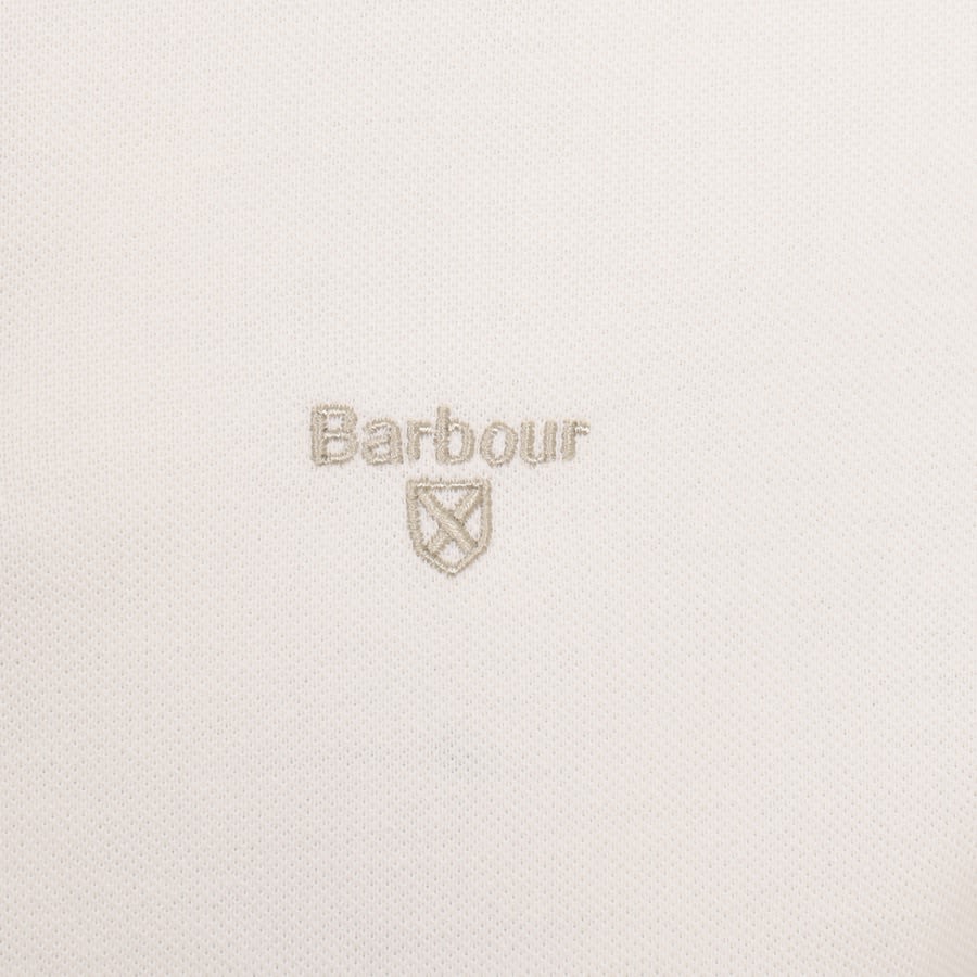 Image number 3 for Barbour Finkle Polo T Shirt Cream