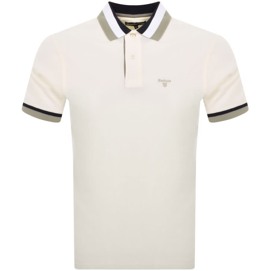 Image number 1 for Barbour Finkle Polo T Shirt Cream