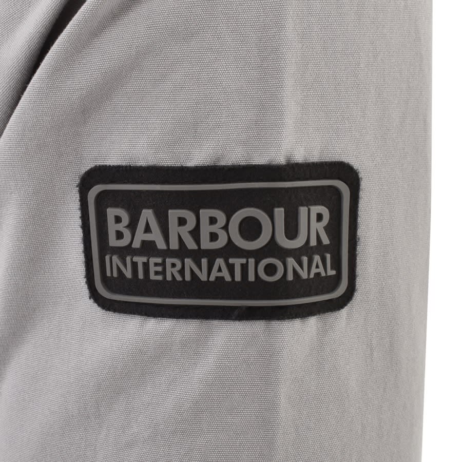 Image number 3 for Barbour International Gear Overshirt Grey