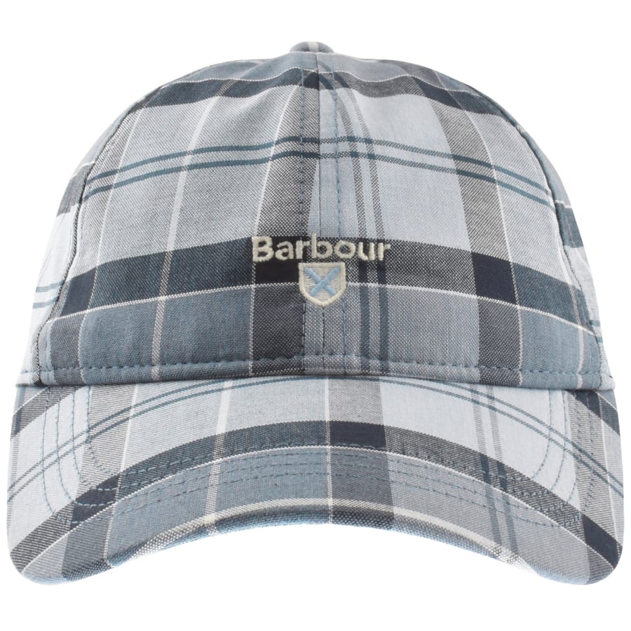 Barbour Tartan Sports Cap Blue