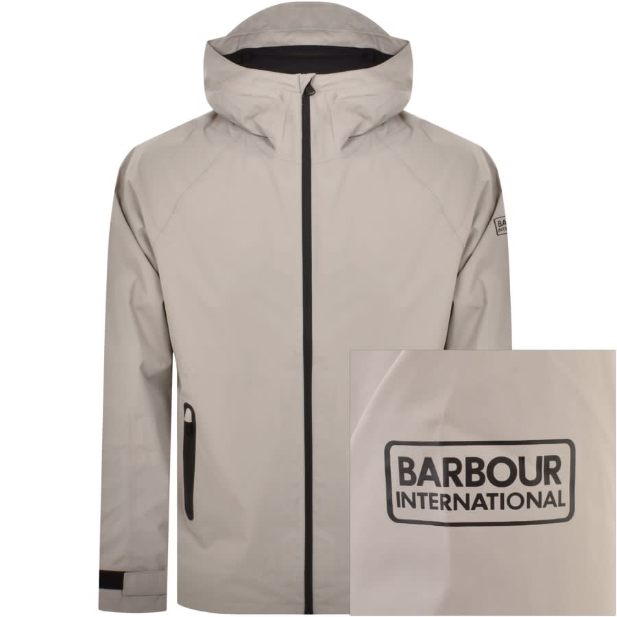 Image number 1 for Barbour International Global Jacket Beige