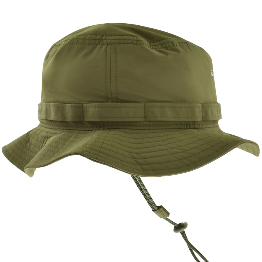Image number 2 for Barbour Teesdale Bucket Hat Green