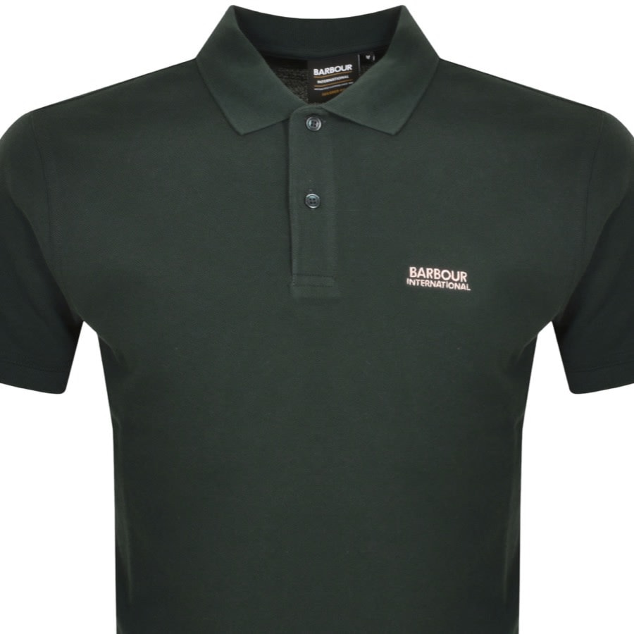 Image number 2 for Barbour International Tourer Polo T Shirt Green