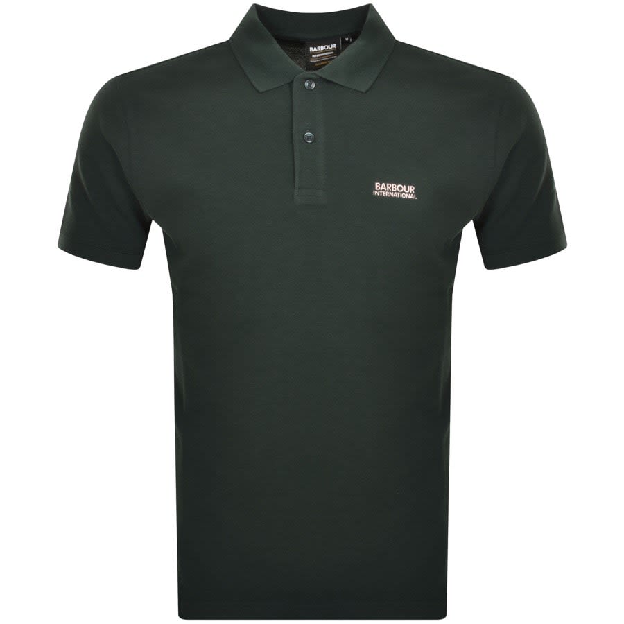 Image number 1 for Barbour International Tourer Polo T Shirt Green