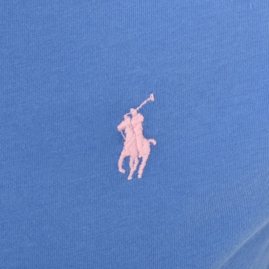 Image number 3 for Ralph Lauren Crew Neck Slim Fit T Shirt Blue