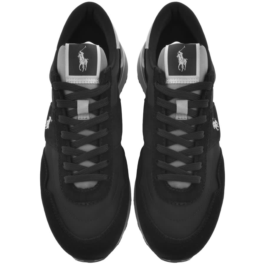 Image number 3 for Ralph Lauren Train 89 Trainers Black