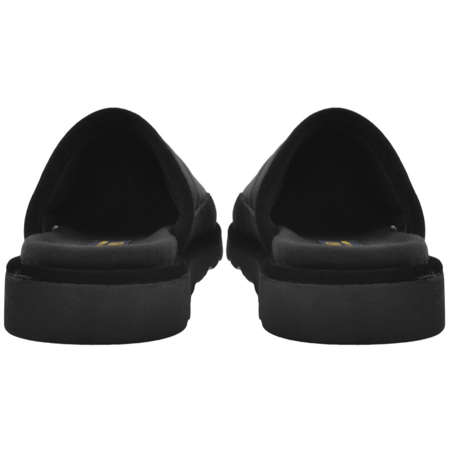 Image number 3 for Ralph Lauren Reade Scuff Slippers Black