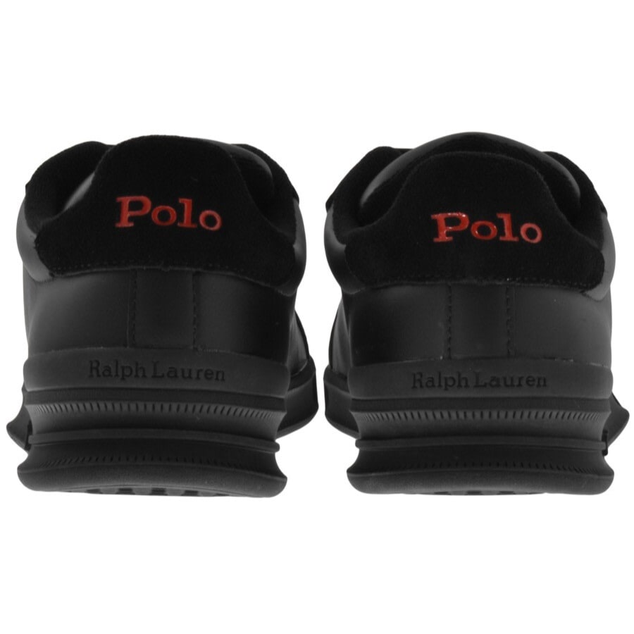 Ralph Lauren Logo Trainers Black Mainline Menswear Canada