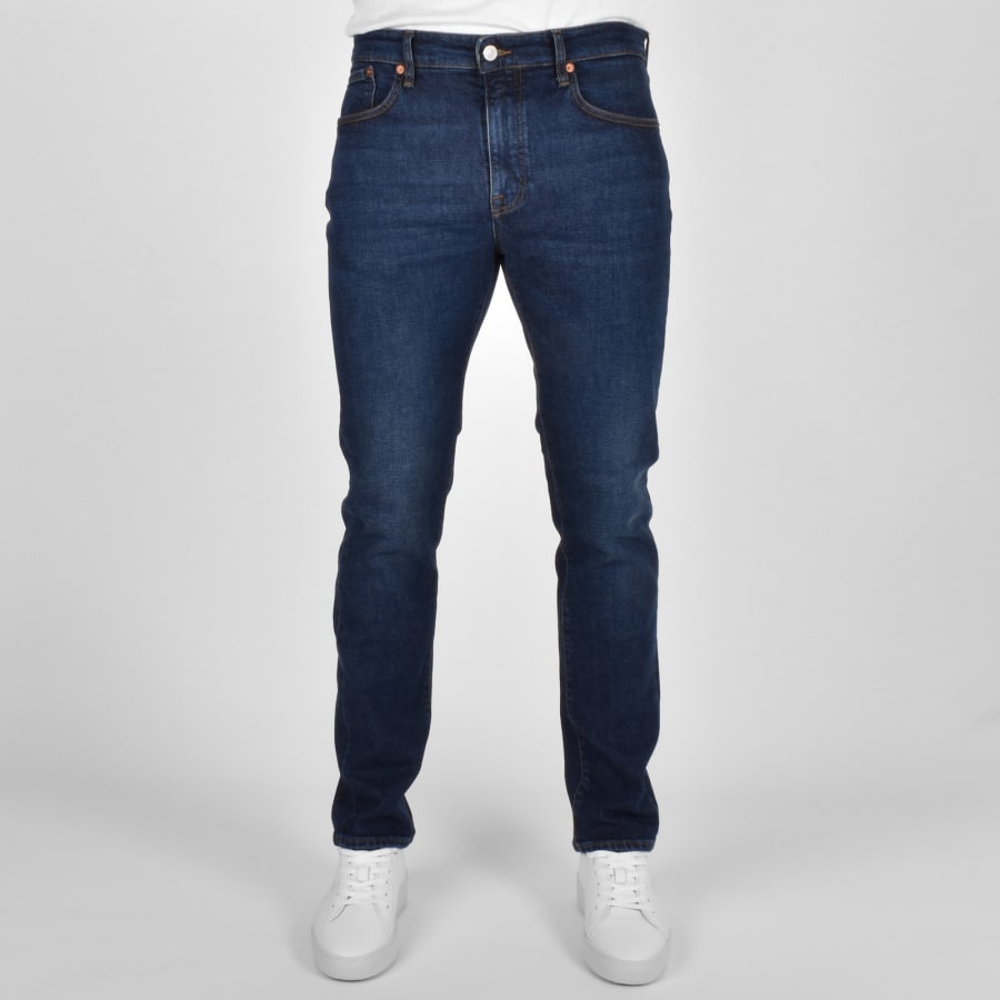 Image number 1 for Belstaff Longton Dark Wash Slim Jeans Blue