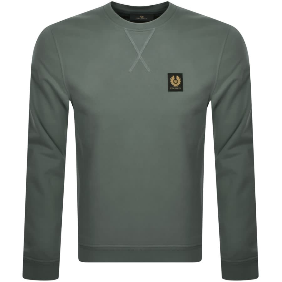 Image number 1 for Belstaff Crew Neck Sweatshirt Green