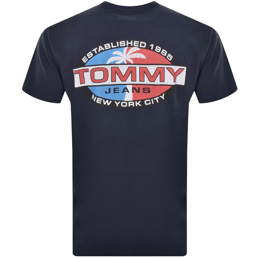 Image number 3 for Tommy Jeans Boardsports T Shirt Navy
