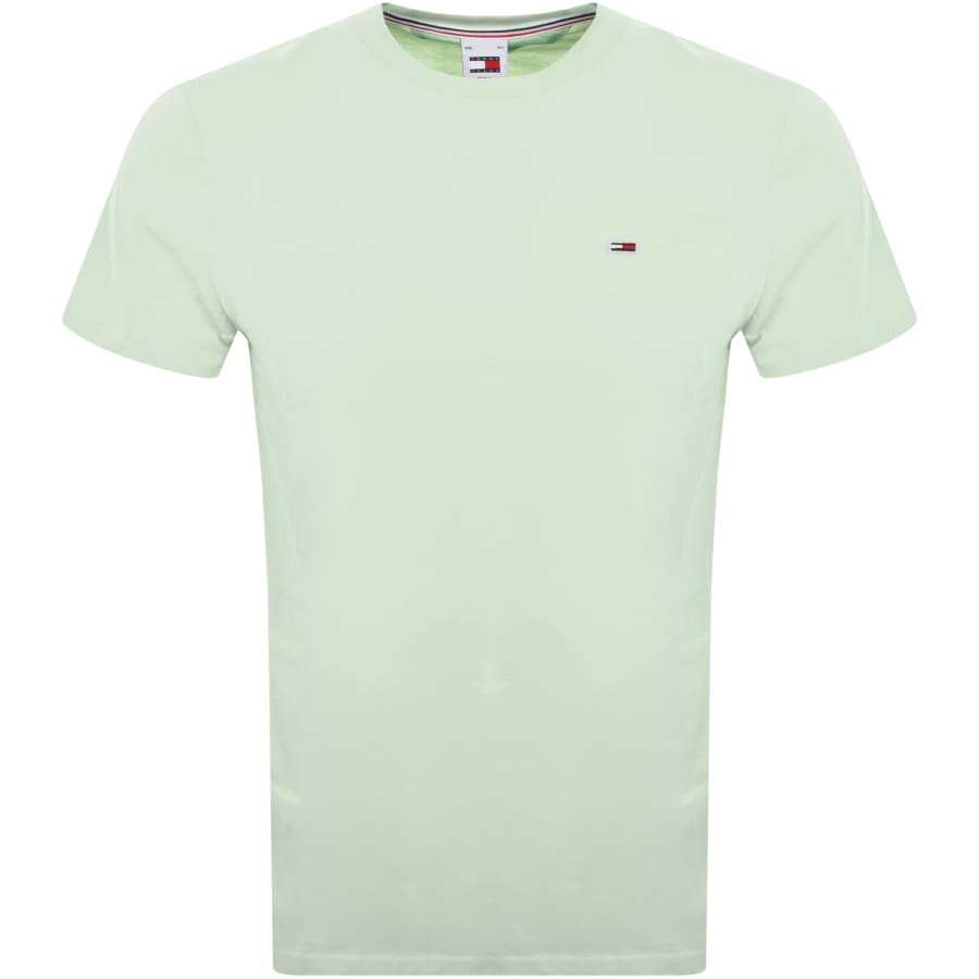 Image number 1 for Tommy Jeans Classic Slim Fit T Shirt Green