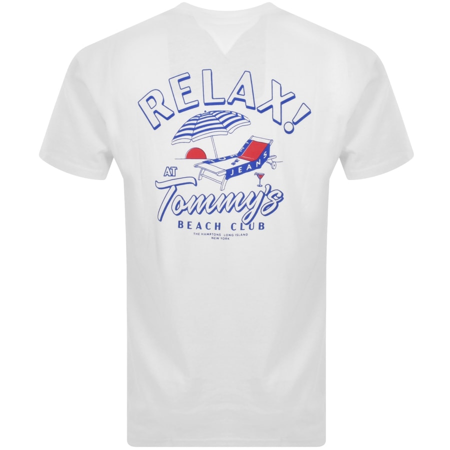Image number 3 for Tommy Jeans Graphic T Shirt White