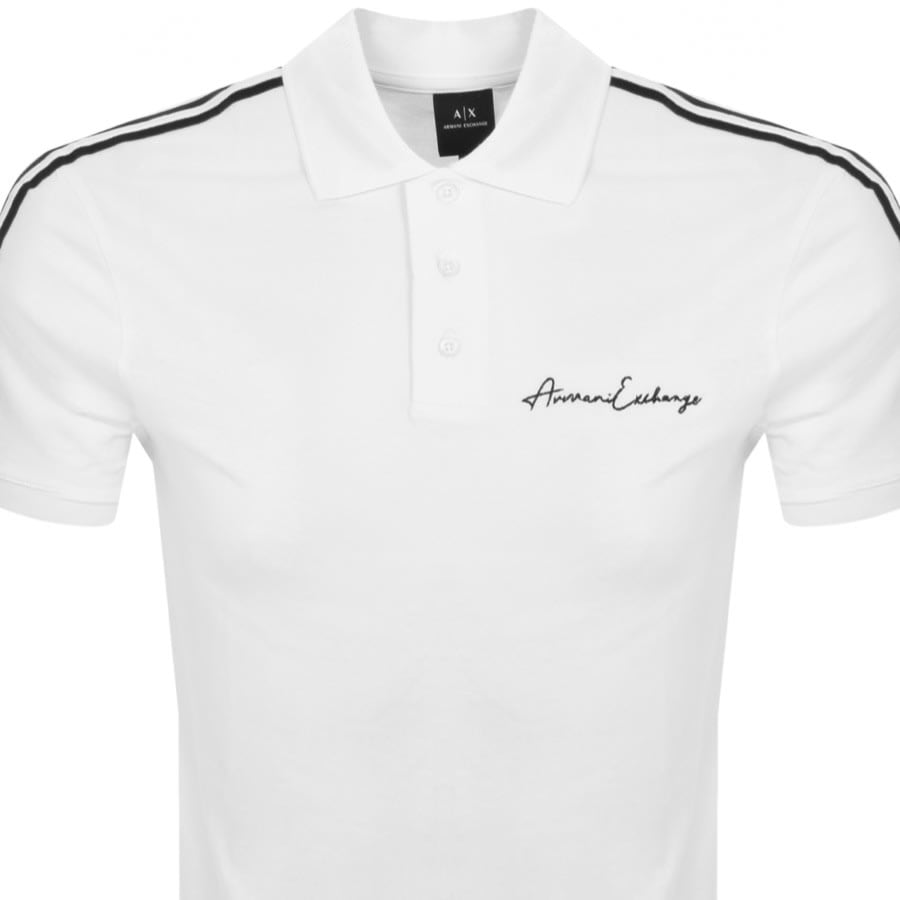 Armani Exchange Logo Polo T Shirt White male Large