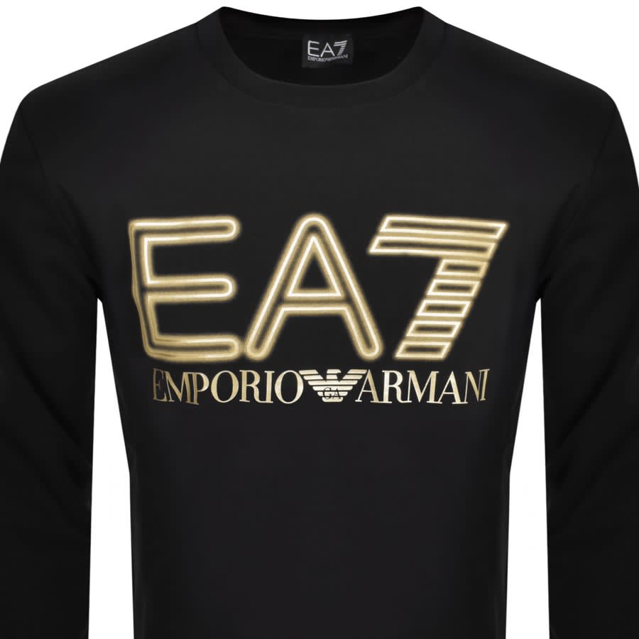 Image number 2 for EA7 Emporio Armani Logo Sweatshirt Black