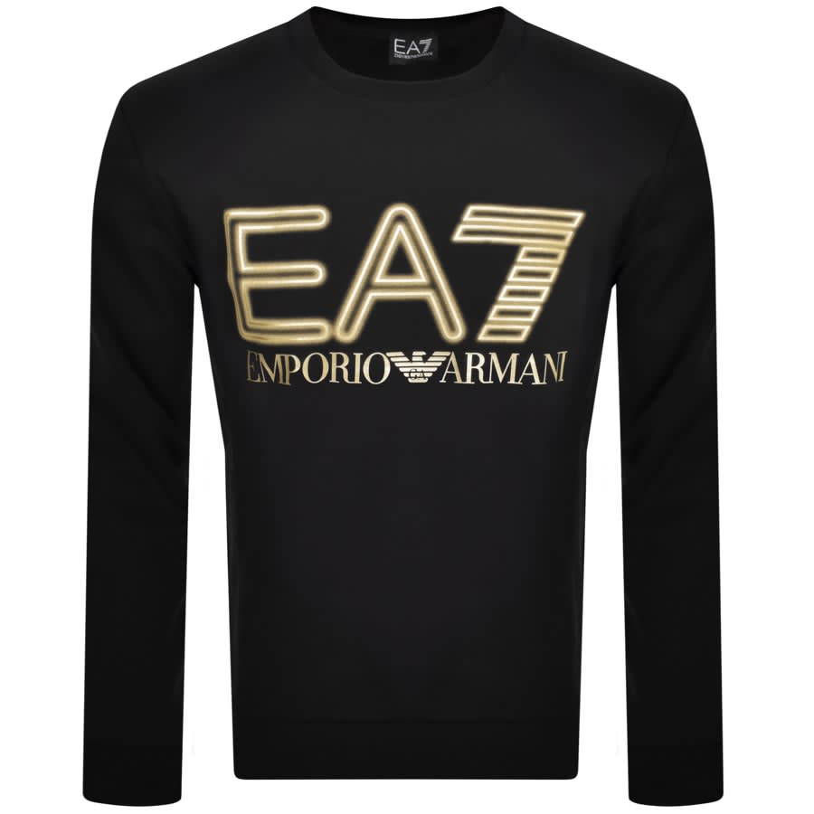 Image number 1 for EA7 Emporio Armani Logo Sweatshirt Black