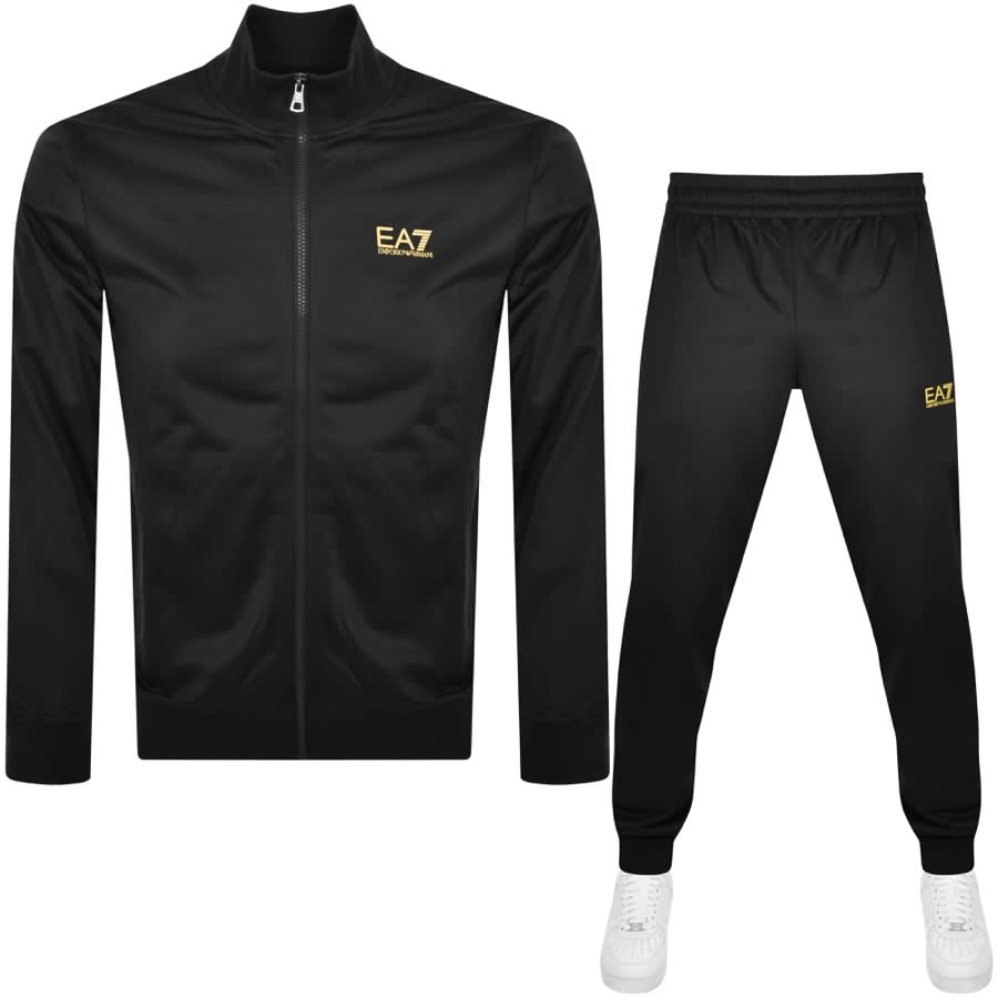 Image number 1 for EA7 Emporio Armani Core ID Tracksuit Black