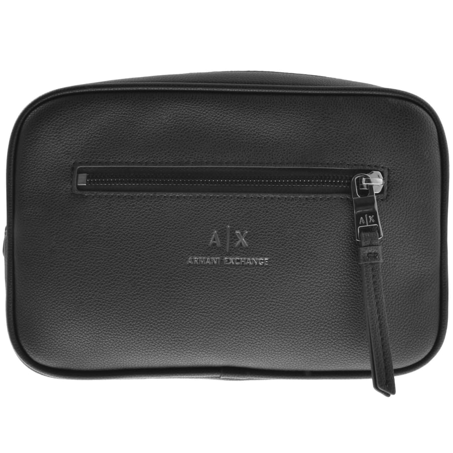Armani Exchange Wash Bag Black Mainline Menswear Denmark