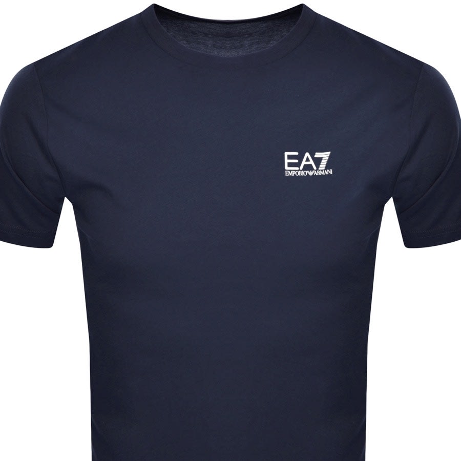 Image number 2 for EA7 Emporio Armani Logo T Shirt Navy