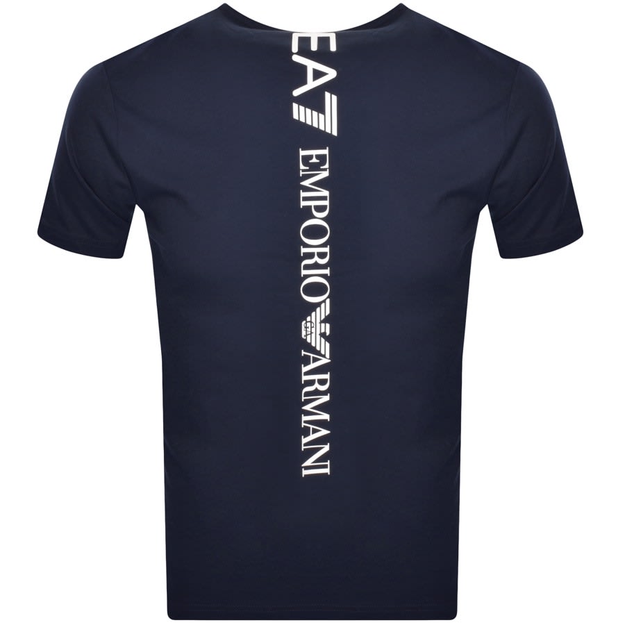 Image number 3 for EA7 Emporio Armani Logo T Shirt Navy