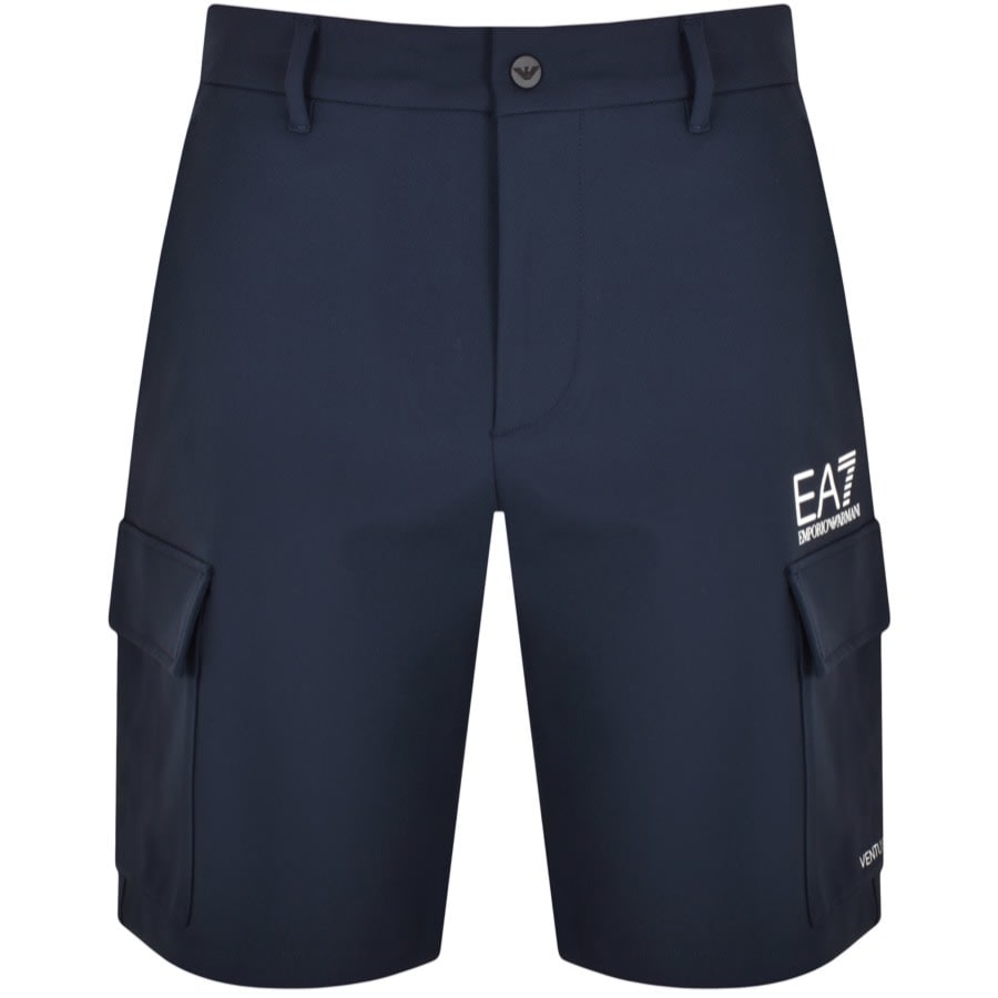 Ea7 white shorts on sale