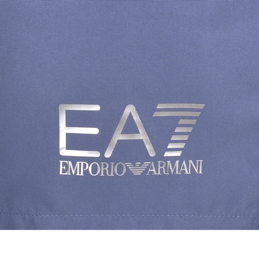 Image number 3 for EA7 Emporio Armani Logo Swim Shorts Purple