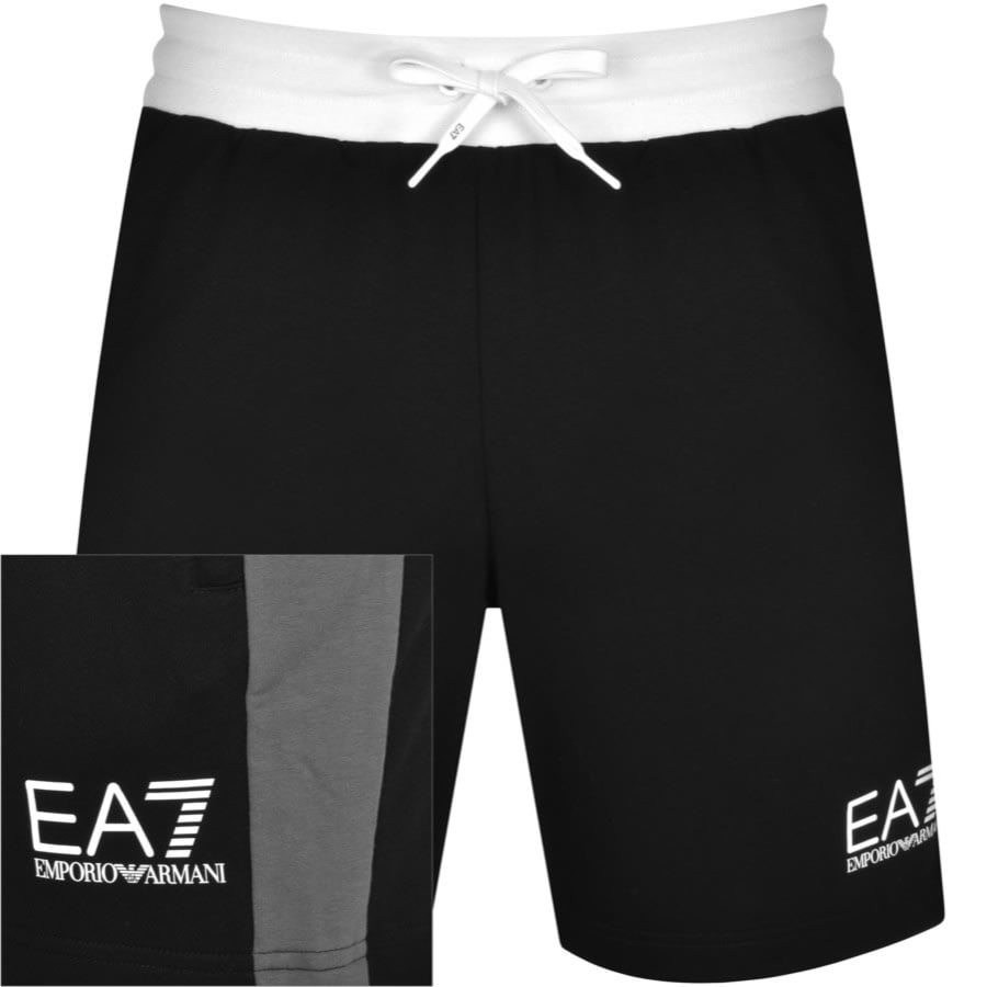 Ea7 black shorts 2025