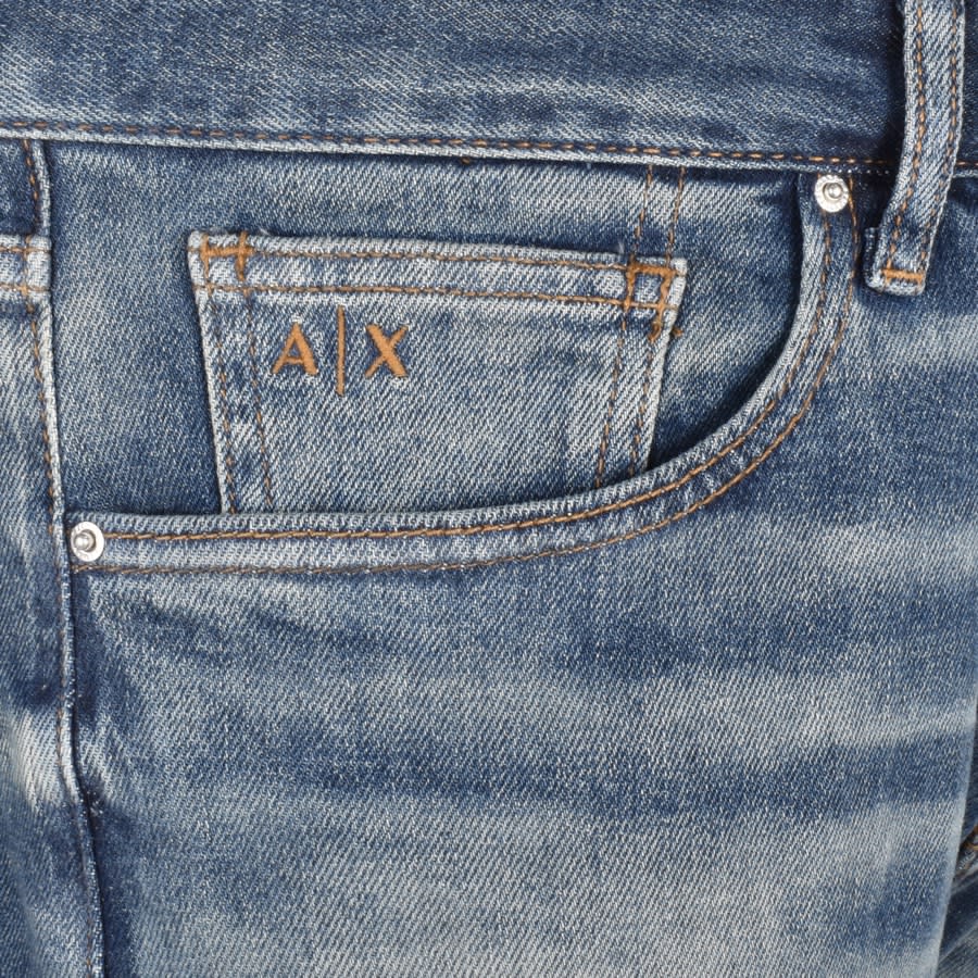 Armani exchange ripped jeans on sale