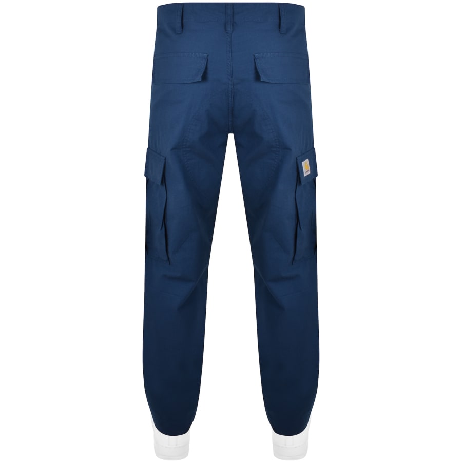 Image number 2 for Carhartt WIP Cargo Trousers Blue