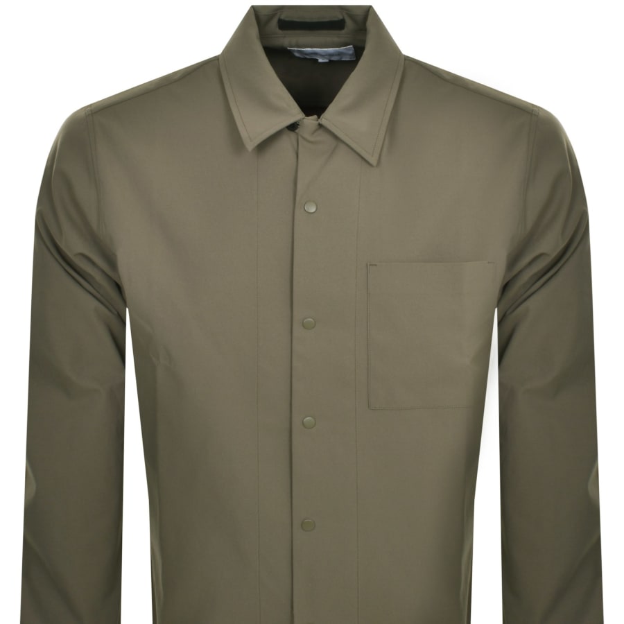 Image number 2 for Norse Projects Carsten Solotex Twill Shirt Green