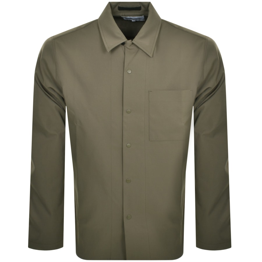 Image number 1 for Norse Projects Carsten Solotex Twill Shirt Green