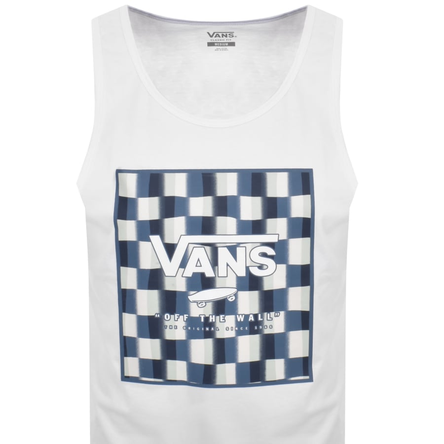 Image number 2 for Vans Print Box Vest White