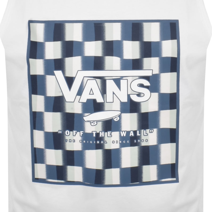 Image number 3 for Vans Print Box Vest White