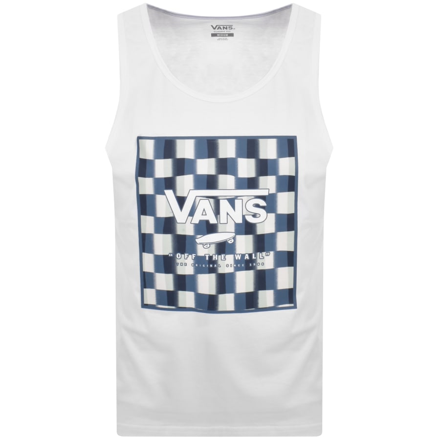 Image number 1 for Vans Print Box Vest White