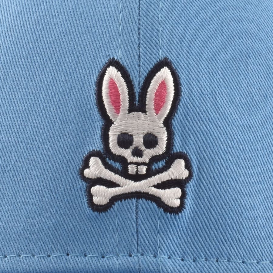 Image number 4 for Psycho Bunny Baseball Cap Blue