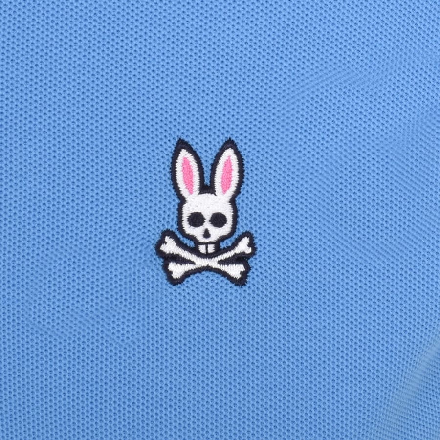Image number 3 for Psycho Bunny Classic Polo T Shirt Blue