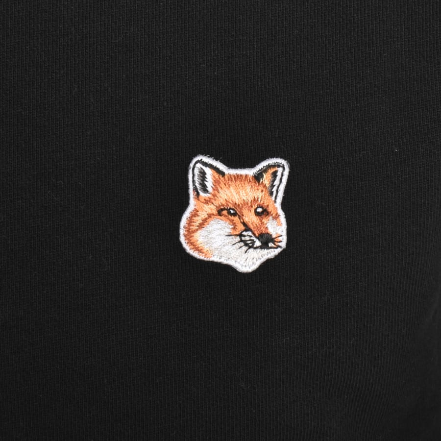 Image number 3 for Maison Kitsune Fox Head Hoodie Black