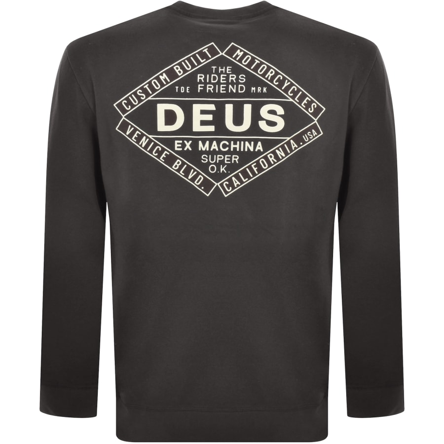Deus EX Machina Chatterbox Crew Sweatshirt Anthracite L