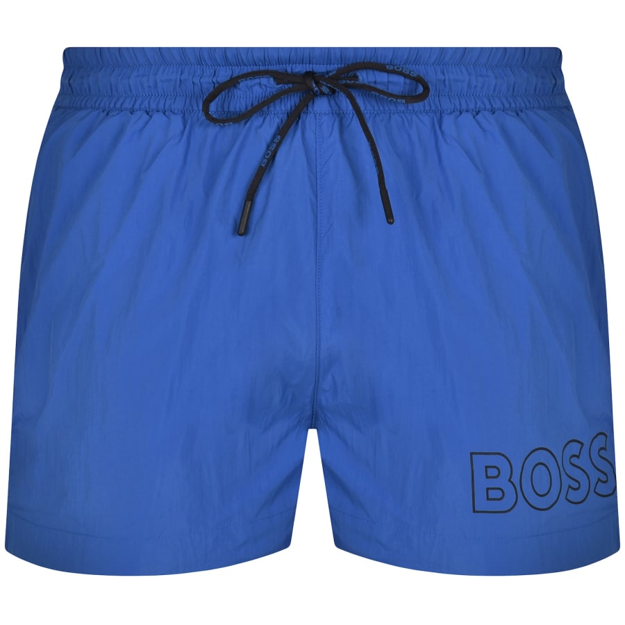 Image number 1 for BOSS Mooneye Swim Shorts Blue
