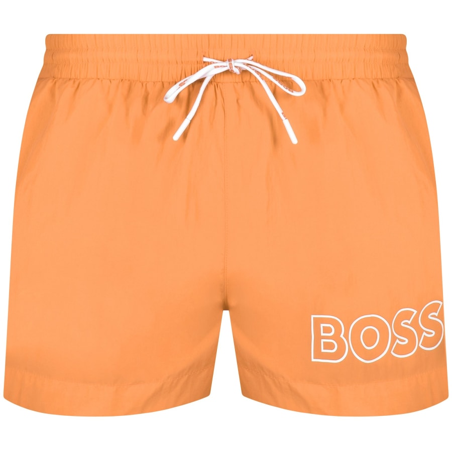 Image number 1 for BOSS Mooneye Swim Shorts Orange