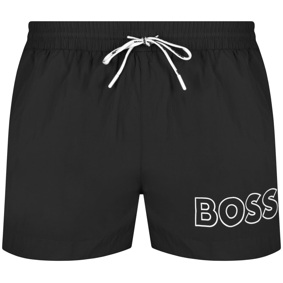 Image number 1 for BOSS Mooneye Swim Shorts Black